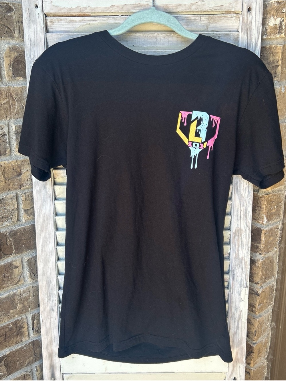 BSBL  Szn Men’s T Shirt Black Size Small Frozen Ropes Drip Gear. Very good used